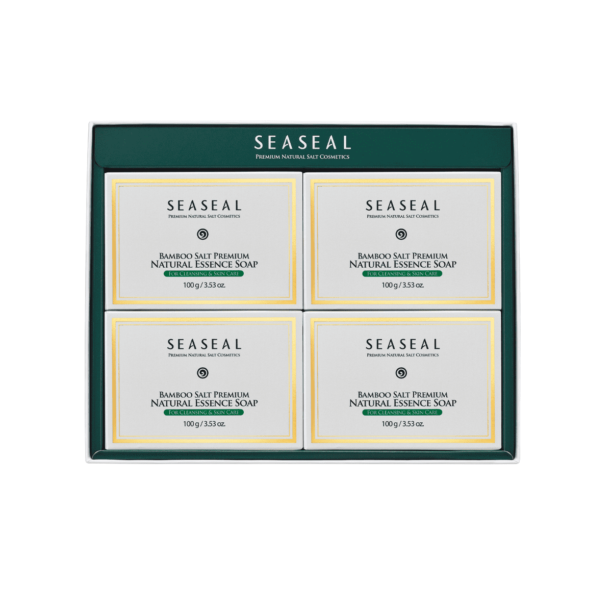 Seaseal—BAMBOO SALT SOAP Bundle of 4